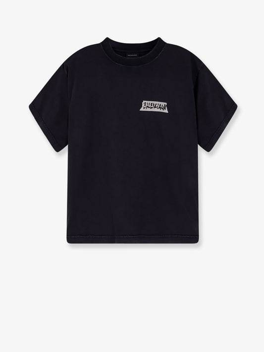 T-shirt in cotone effetto used