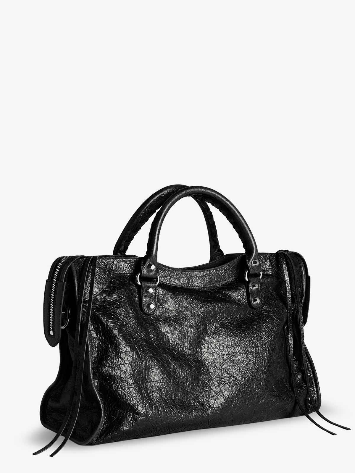 Le City M leather crossbody bag
