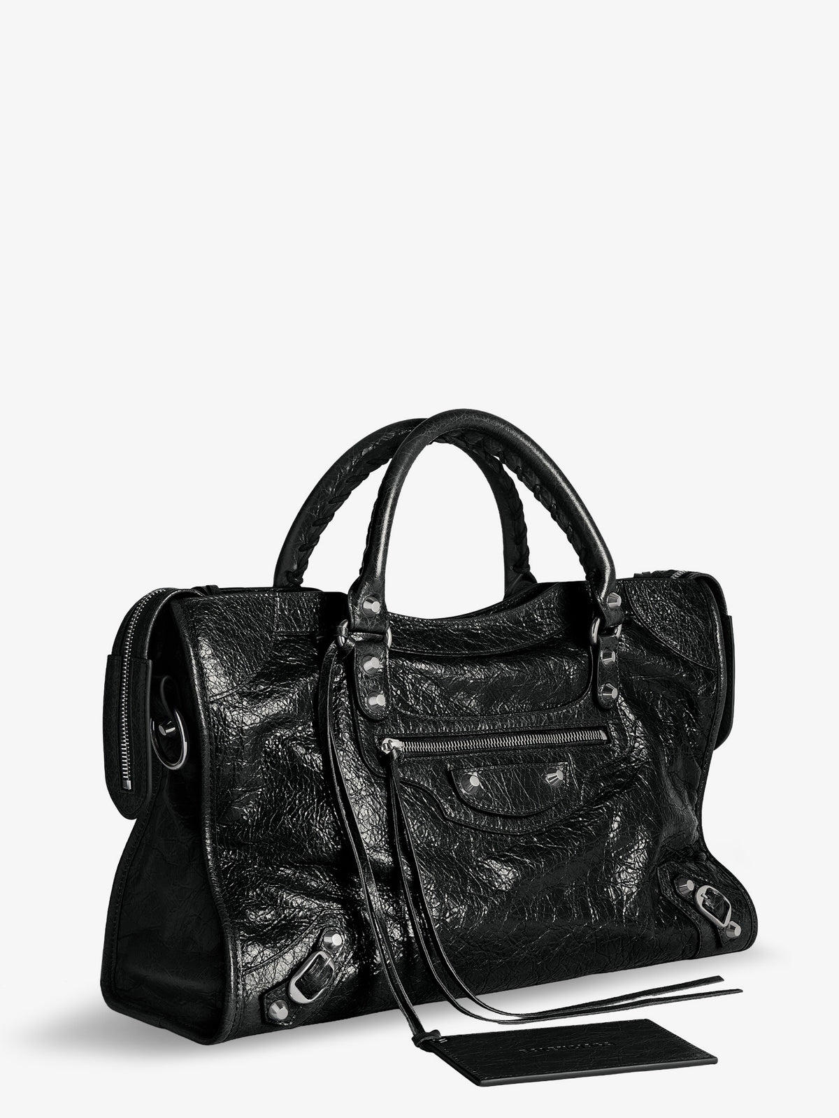 Le City M leather crossbody bag