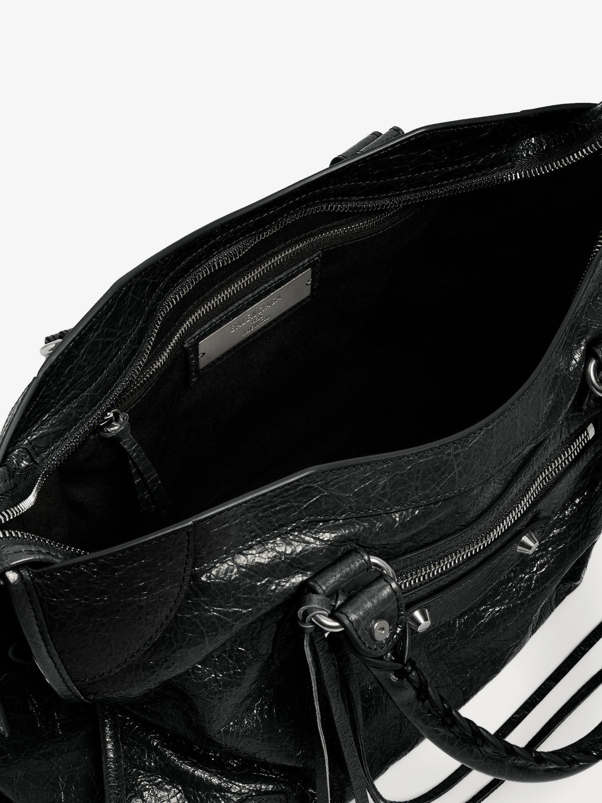 Le City M leather crossbody bag
