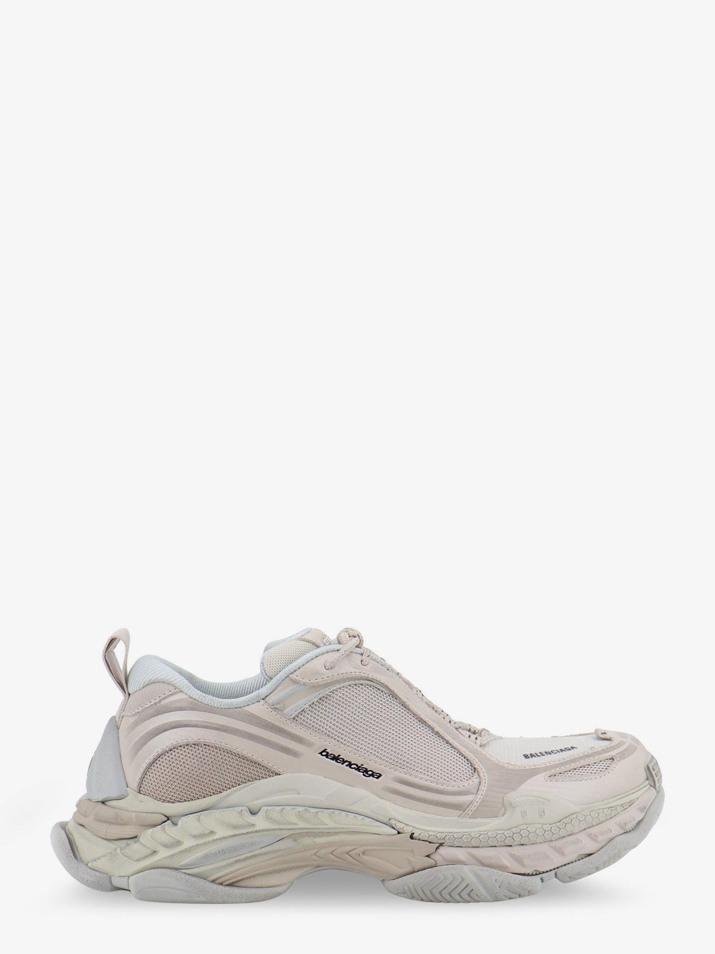 Sneakers Triple S.2 Gandient in mesh con inserti in nylon effetto used