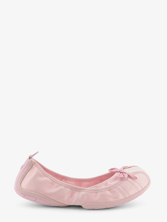 Satin ballerina sneaker
