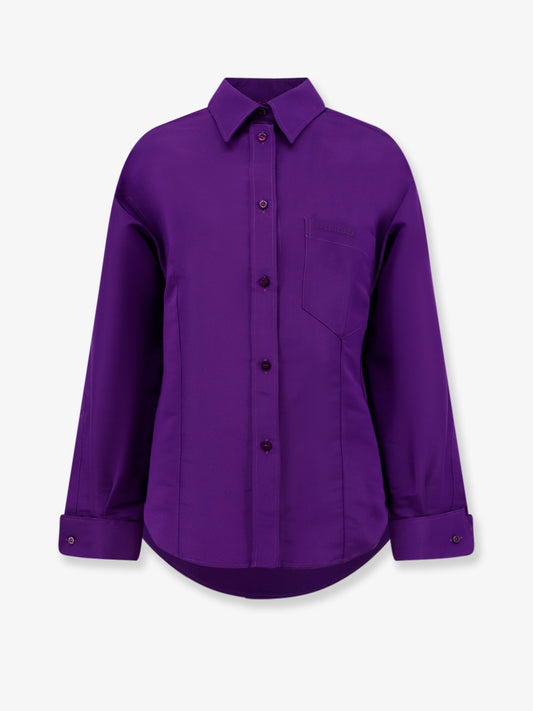 Silk shantung shirt