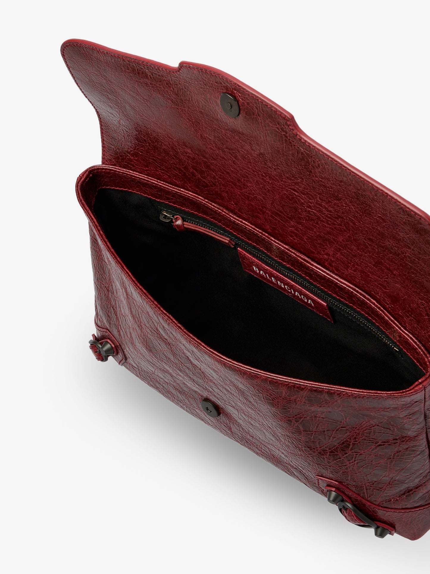 Le City leather clutch