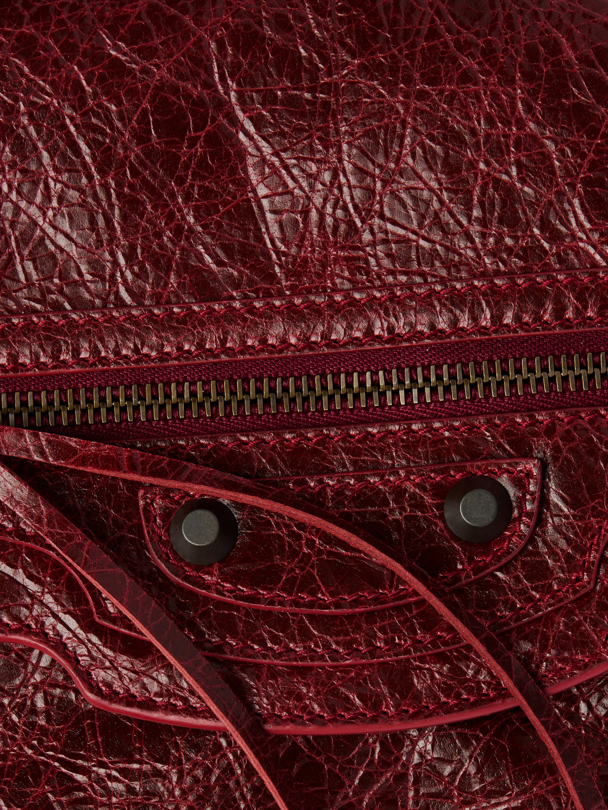 Le City leather clutch