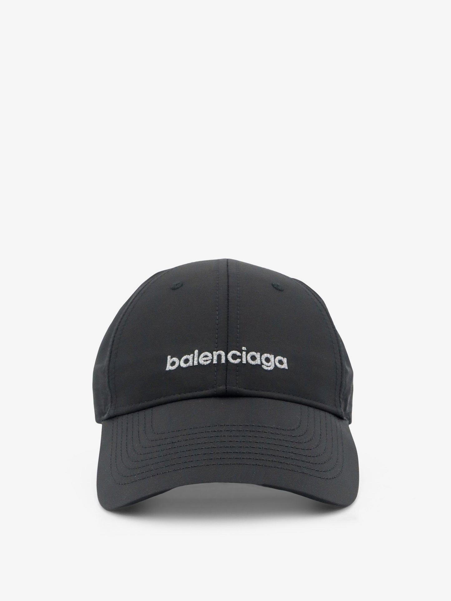 Techwear technical fabric hat with embroidered lettering logo