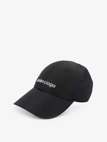 Techwear technical fabric hat with embroidered lettering logo thumbnail