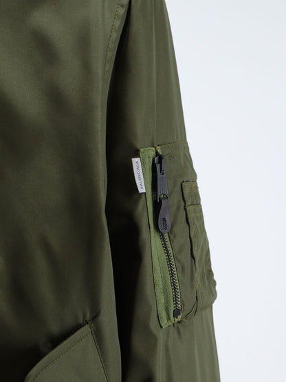 Nylon bomber with orange lining thumbnail