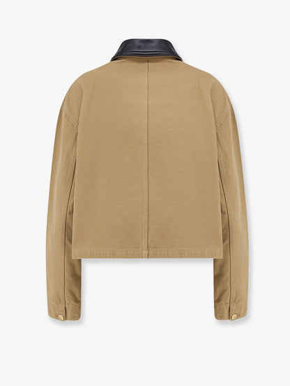 Workwear Cropped Canvas Jacket thumbnail
