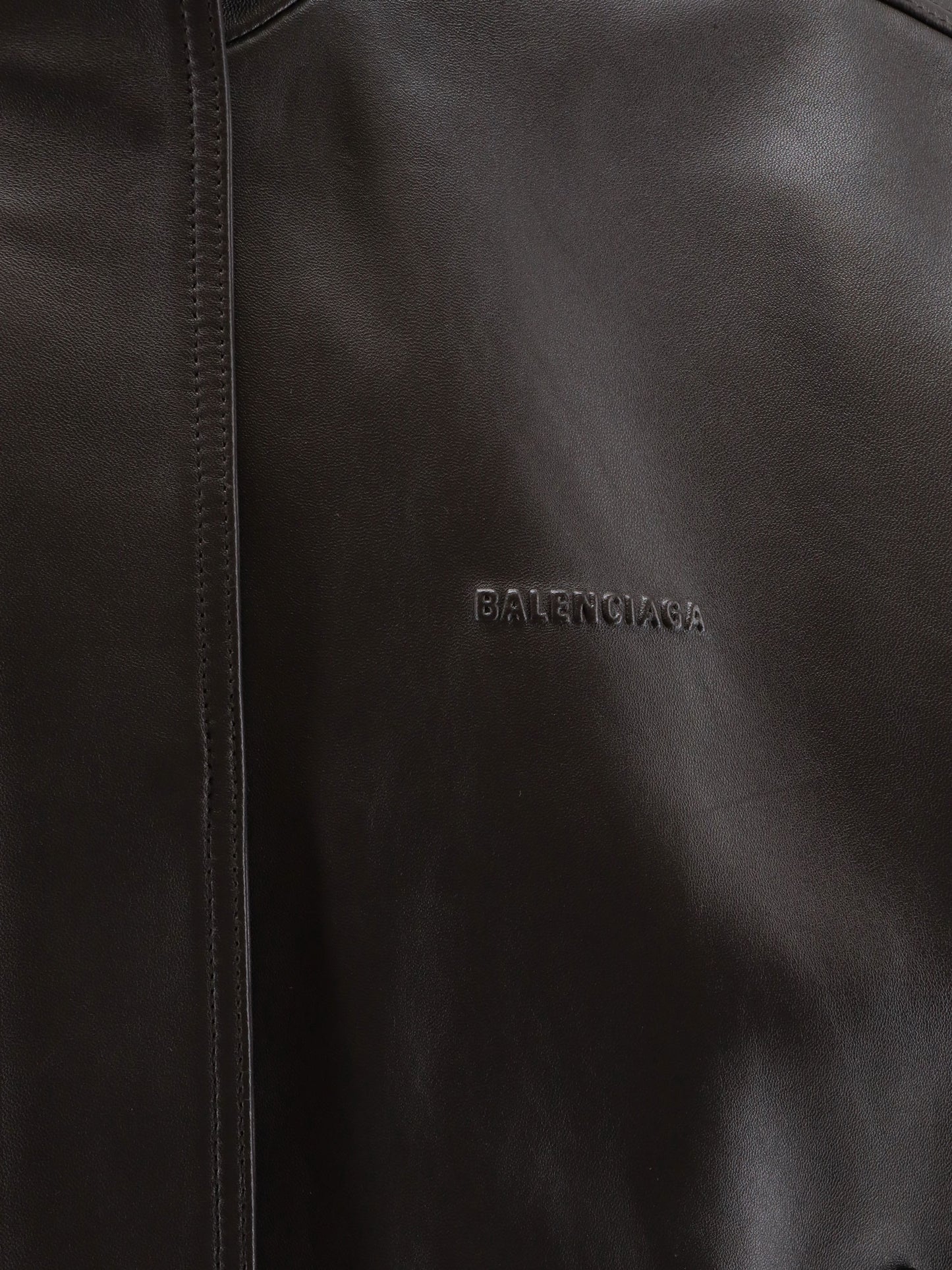 Giubbino in pelle smanicato