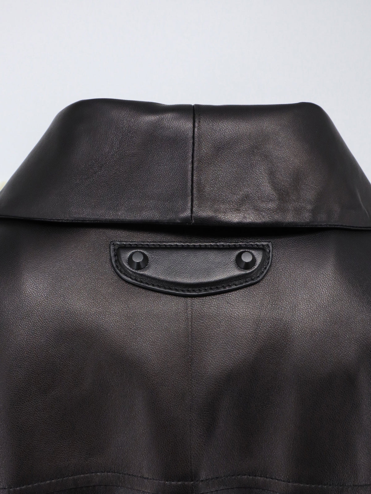 Leather jacket with Logo detail