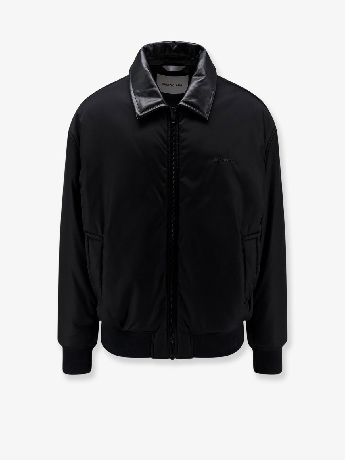 Cocoon down jacket in cotton blend