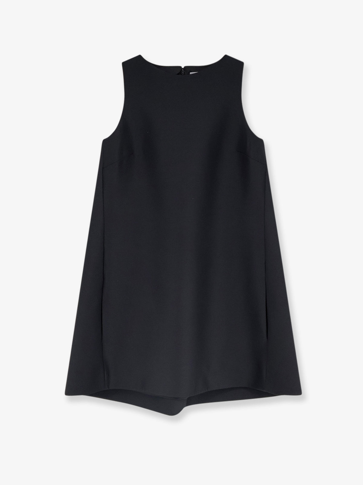A-line silk mini dress