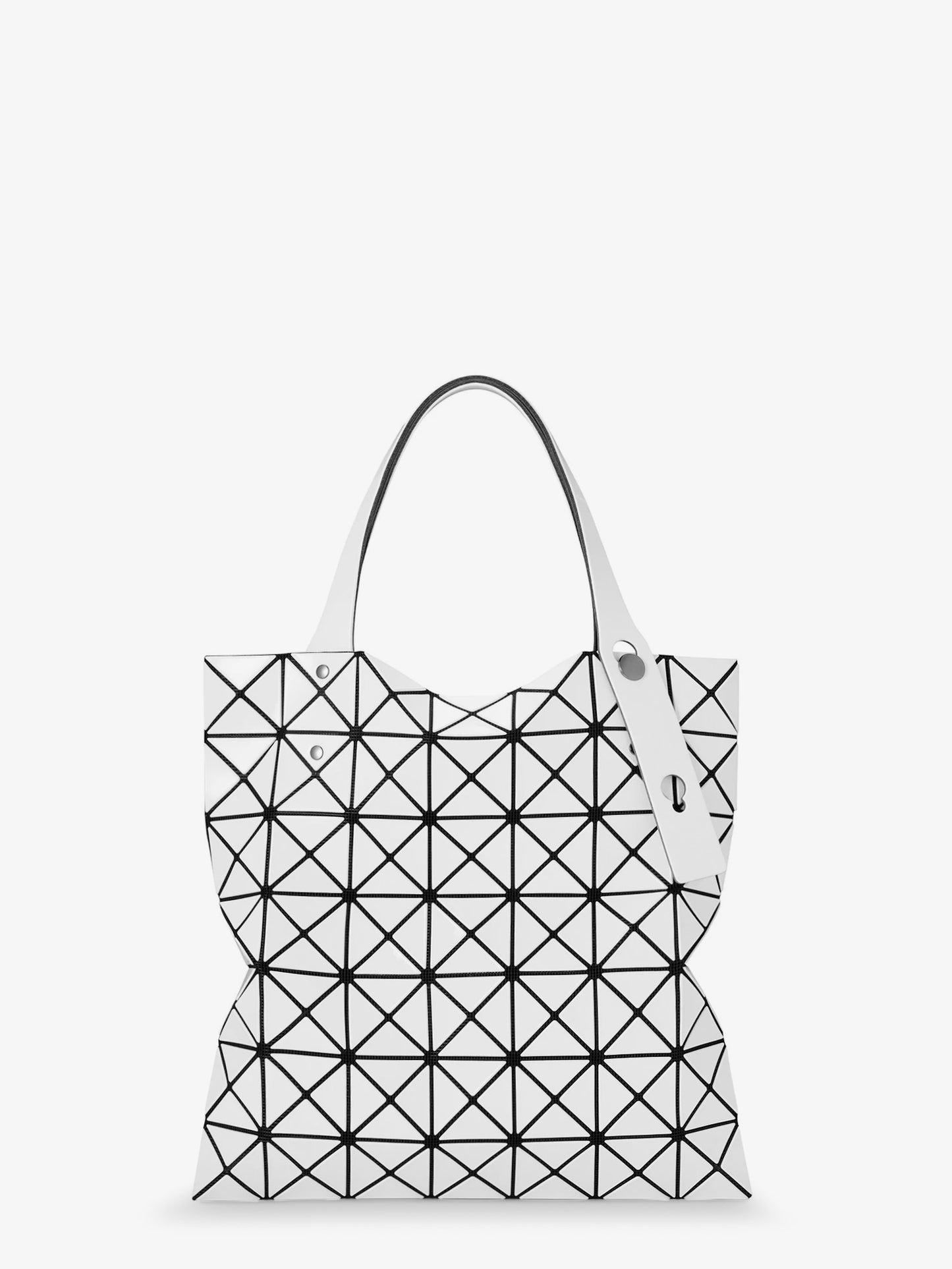 Prism shoulder bag with geometric pattern