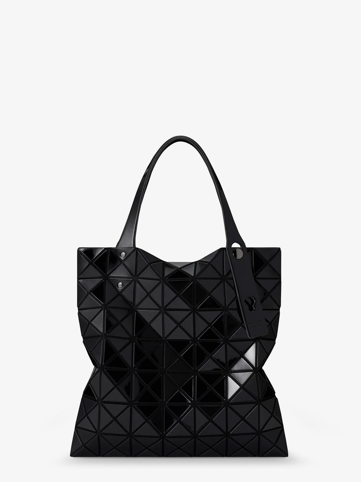Prism shoulder bag with geometric pattern