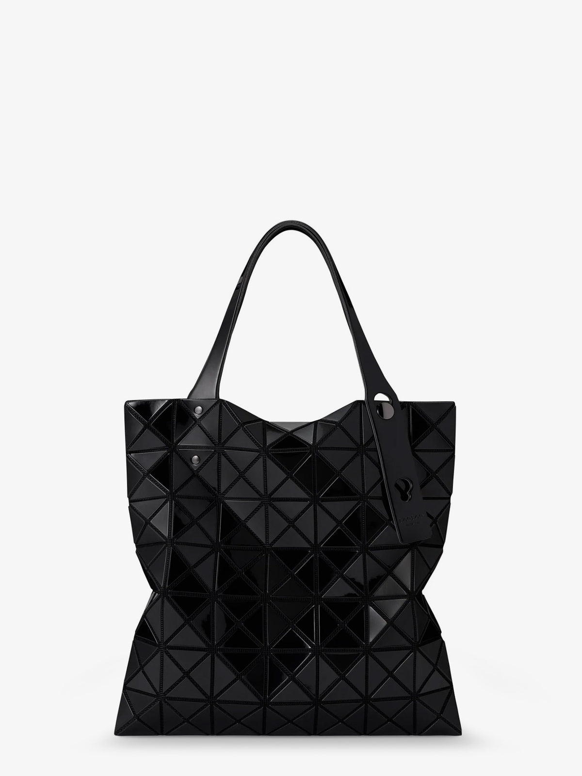 Prism shoulder bag with geometric pattern