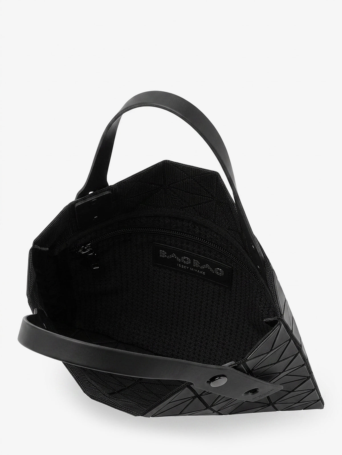 Prism shoulder bag with geometric pattern
