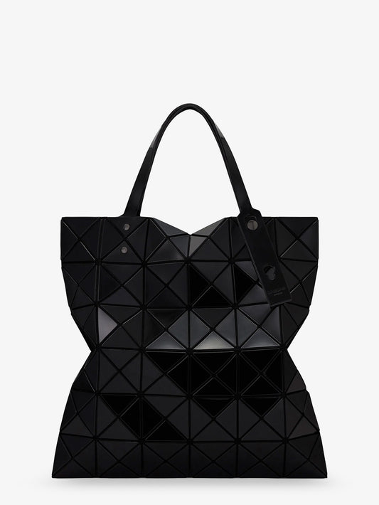 Lucent shoulder bag with triangular pattern