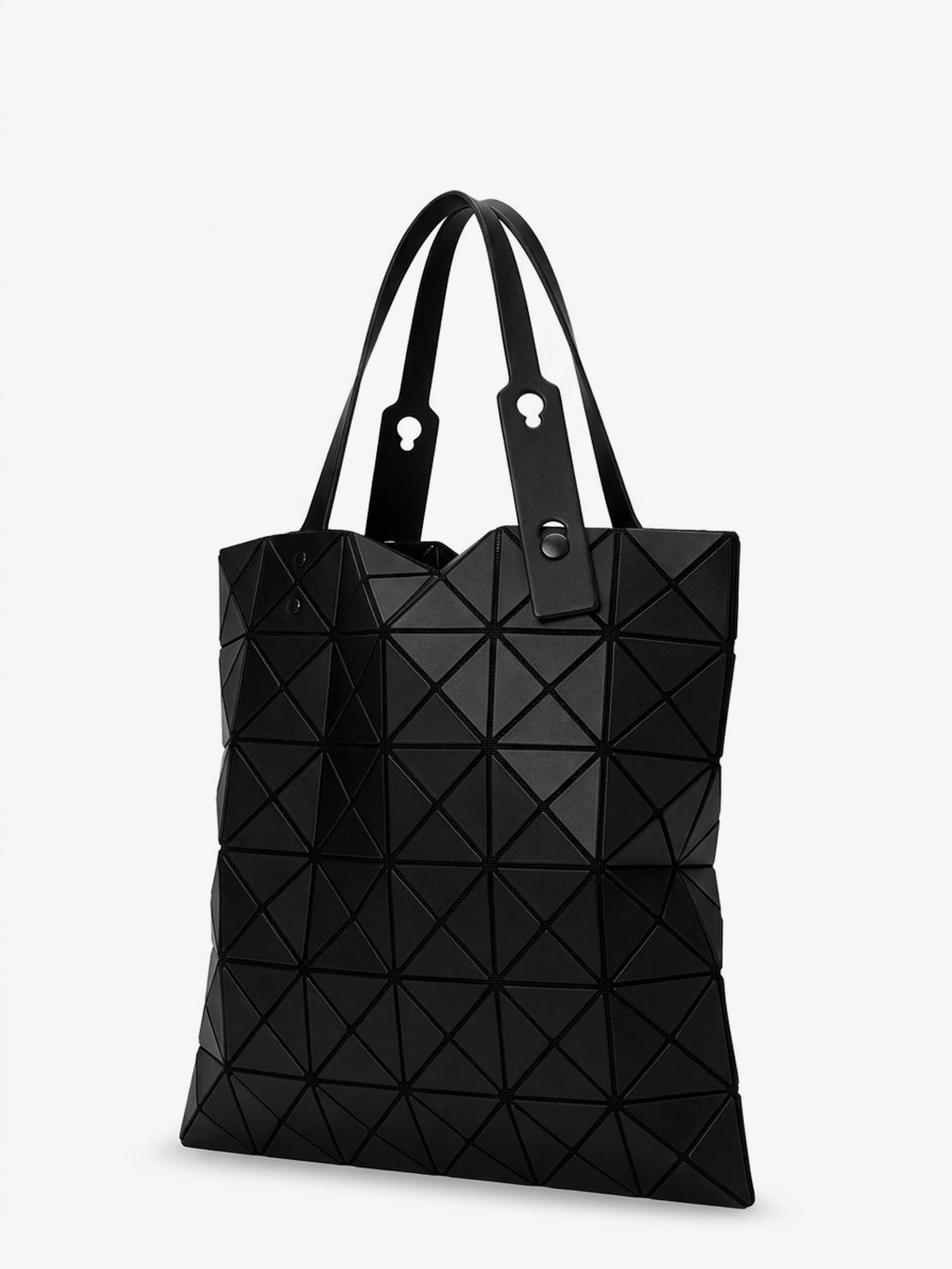 Lucent shoulder bag with triangular pattern