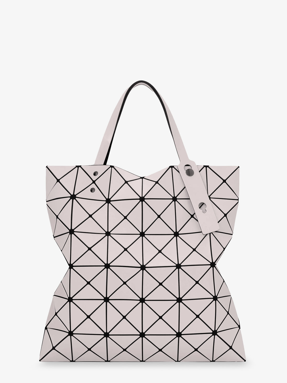 Borsa a spalla Lucent con pattern triangolare