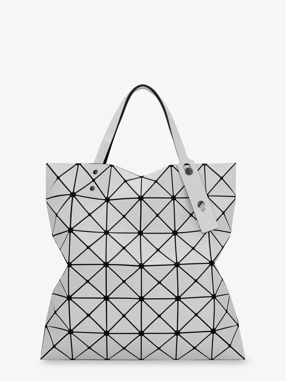Borsa a spalla Lucent con pattern triangolare