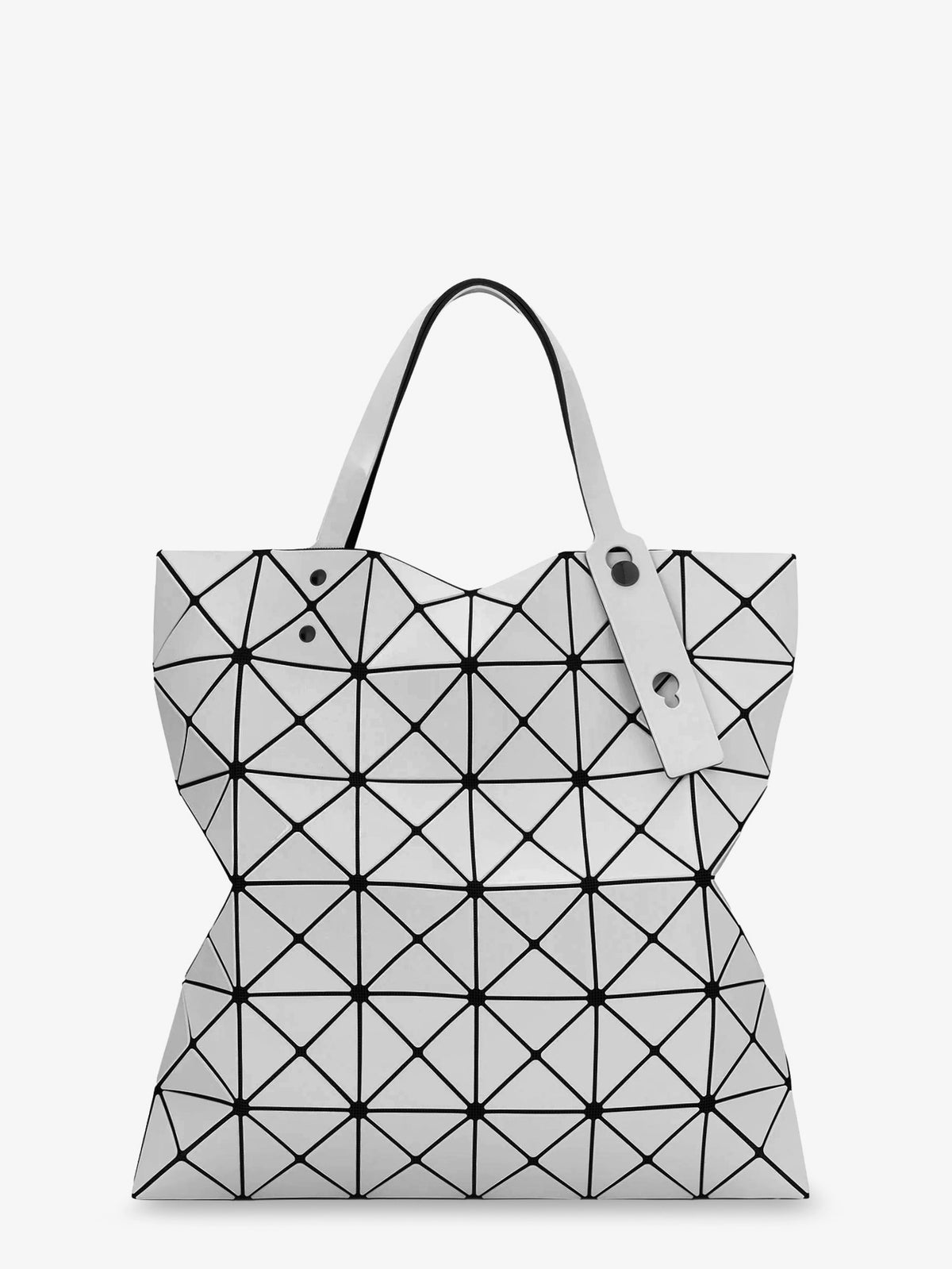 Borsa a spalla Lucent con pattern triangolare