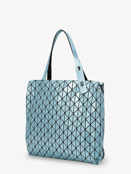 Row Metallic shoulder bag with triangular pattern thumbnail