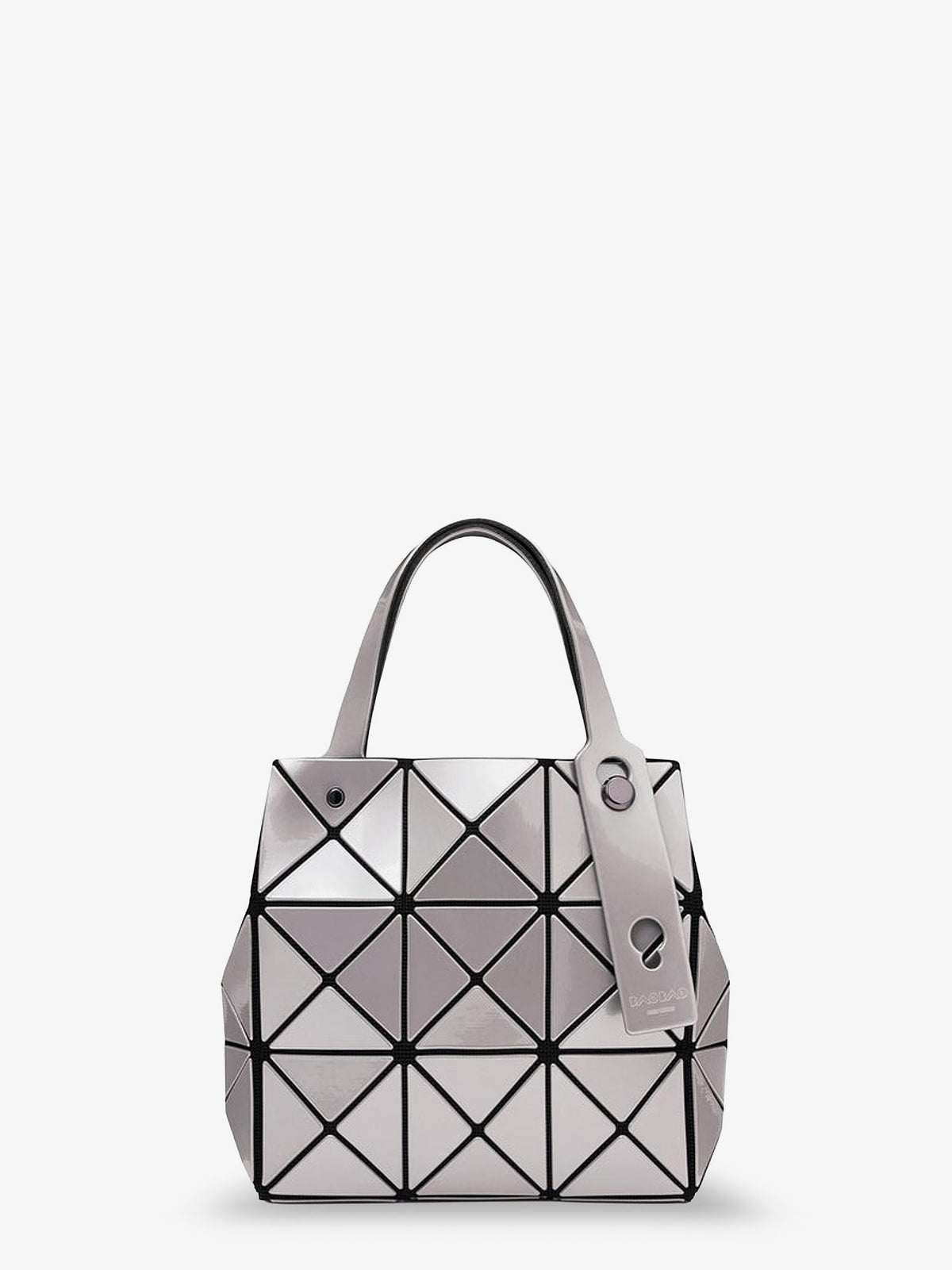 Carat handbag with geometric inserts