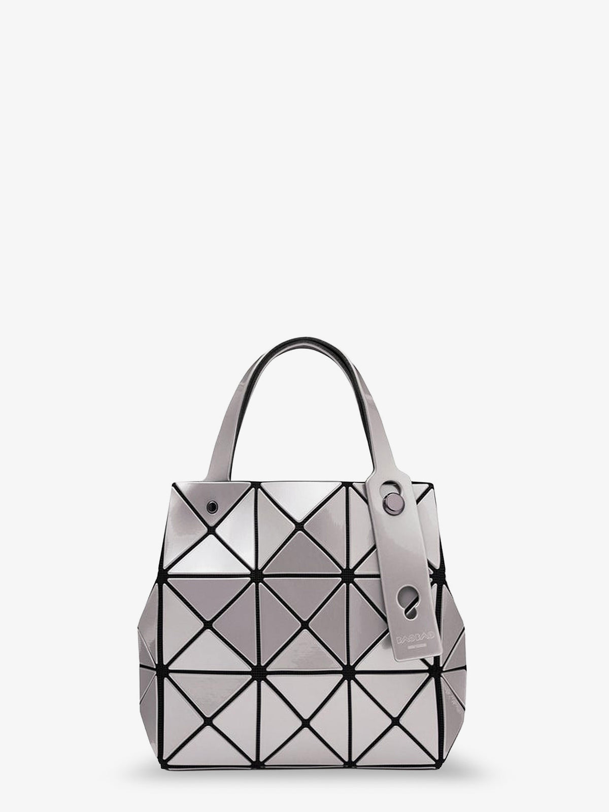 Carat handbag with geometric inserts