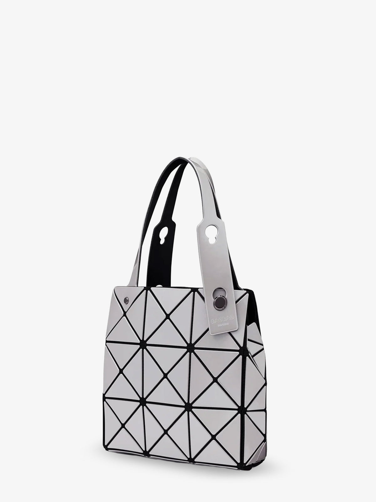 Carat handbag with geometric inserts