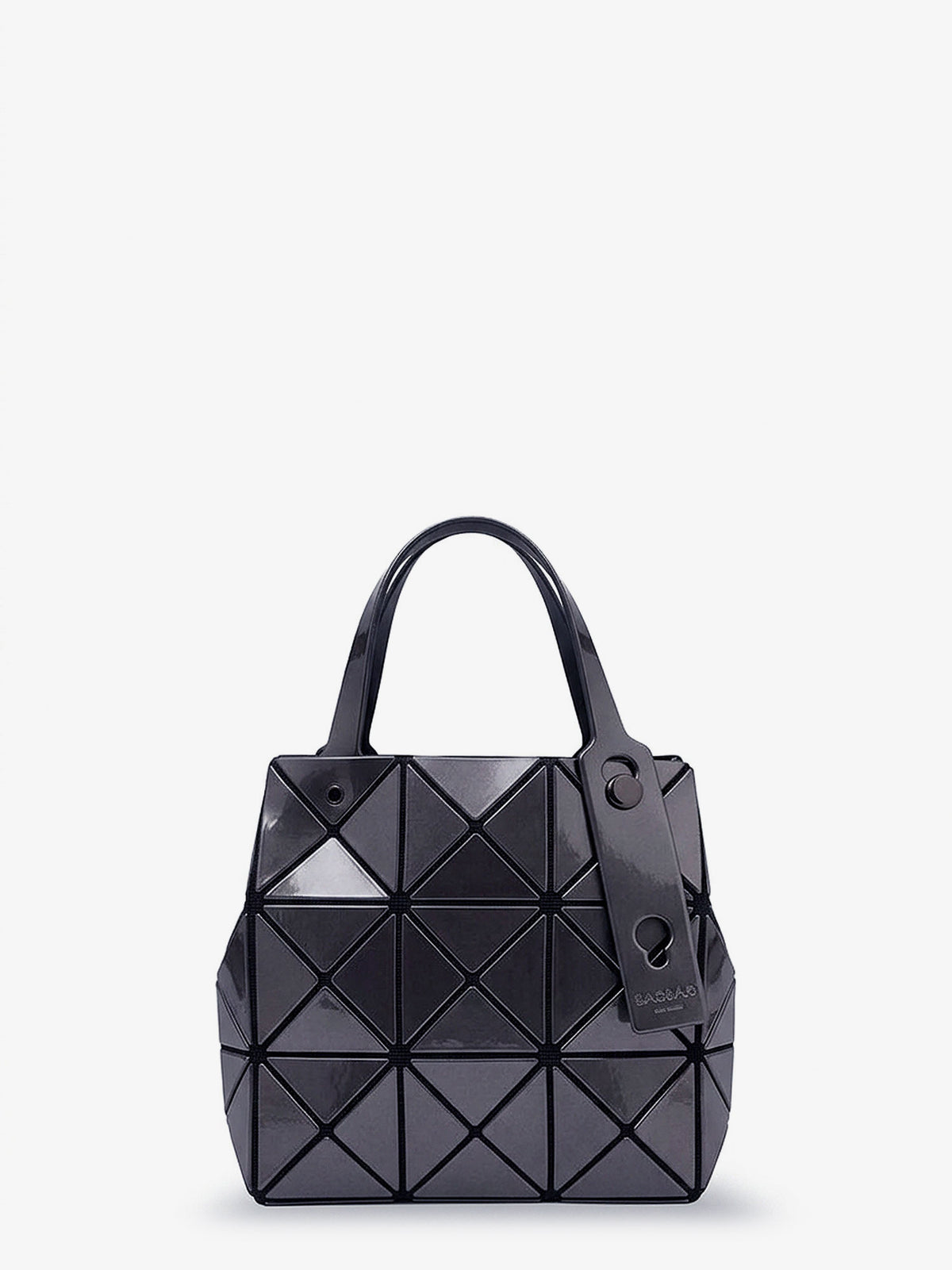 Carat handbag with geometric inserts