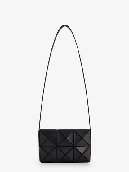 Cuboid shoulder bag with geometric pattern thumbnail