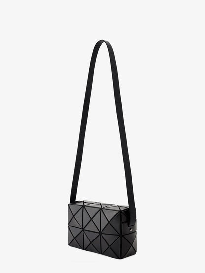 Cuboid shoulder bag with geometric pattern thumbnail