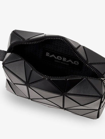 Cuboid shoulder bag with geometric pattern thumbnail