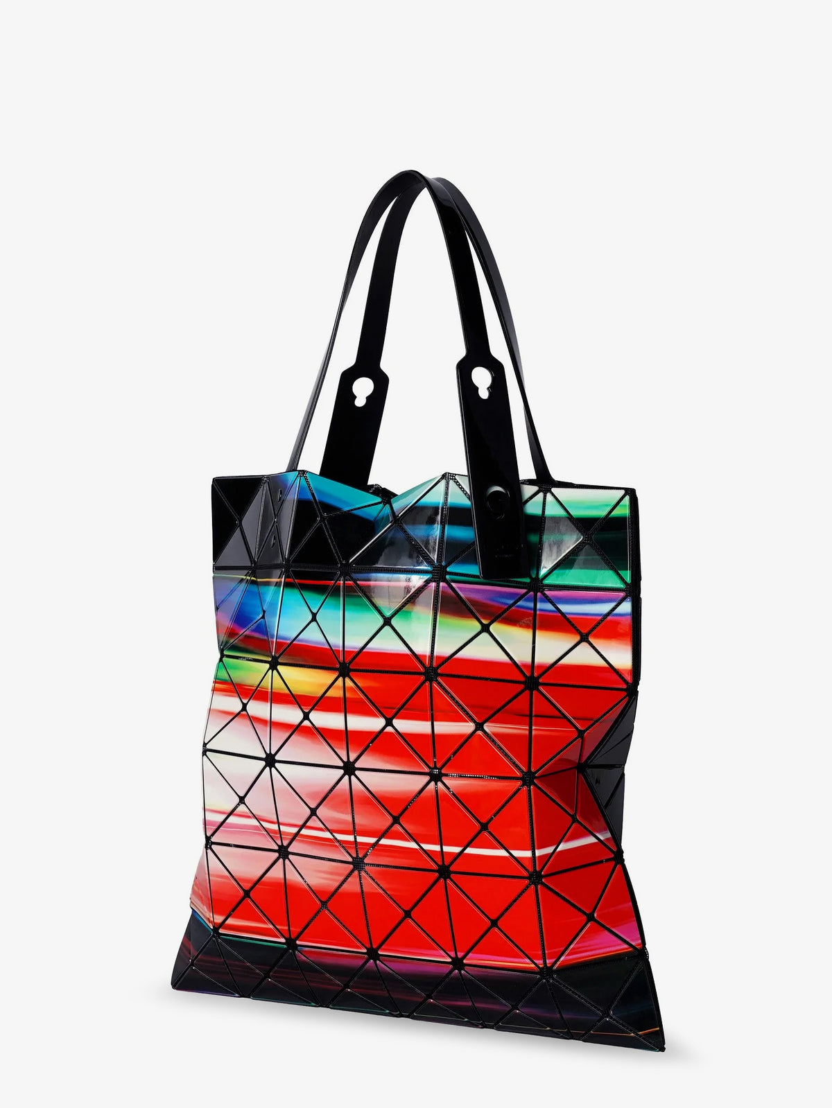 Multicolor PVC shoulder bag