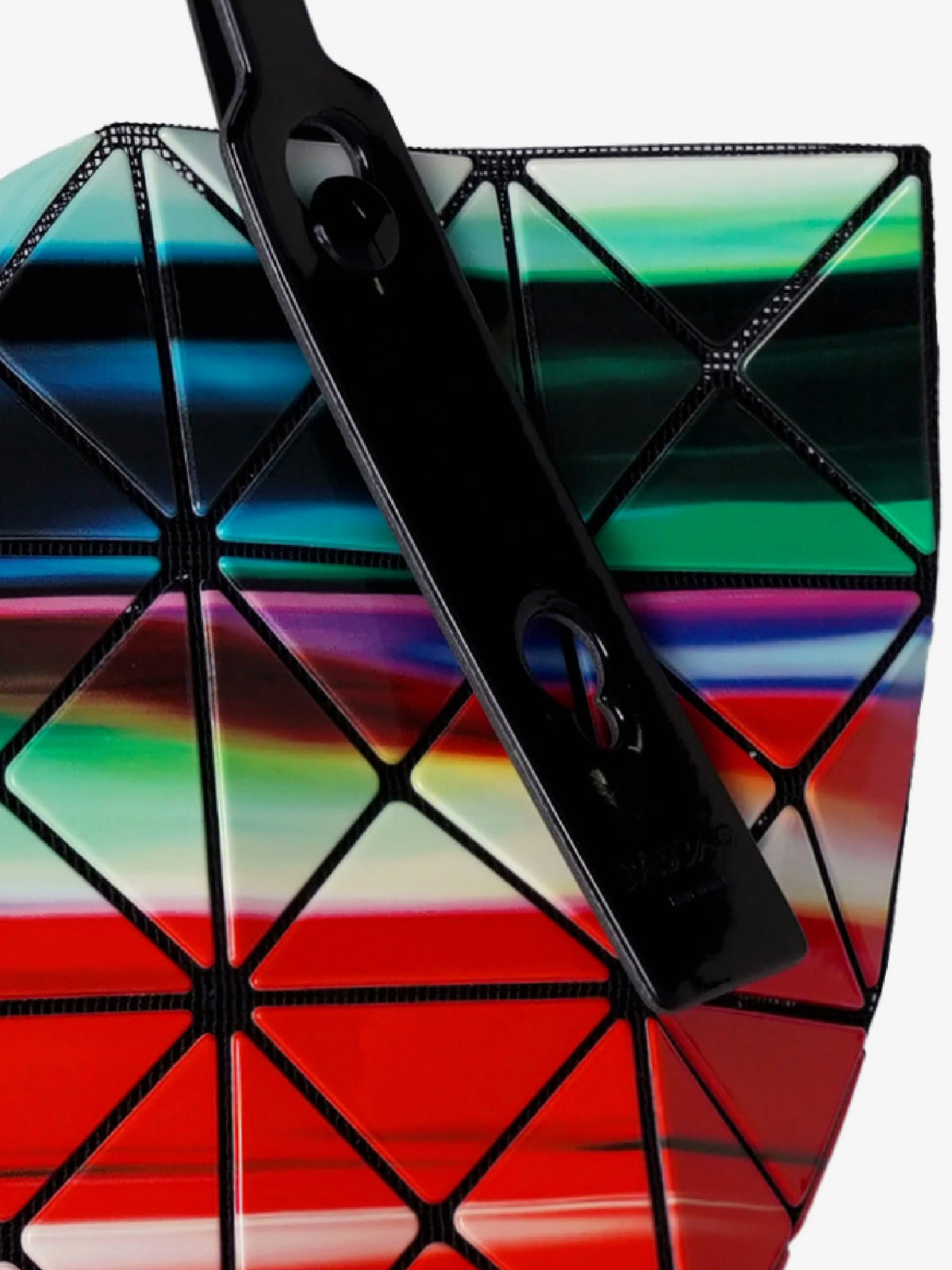 Multicolor PVC shoulder bag