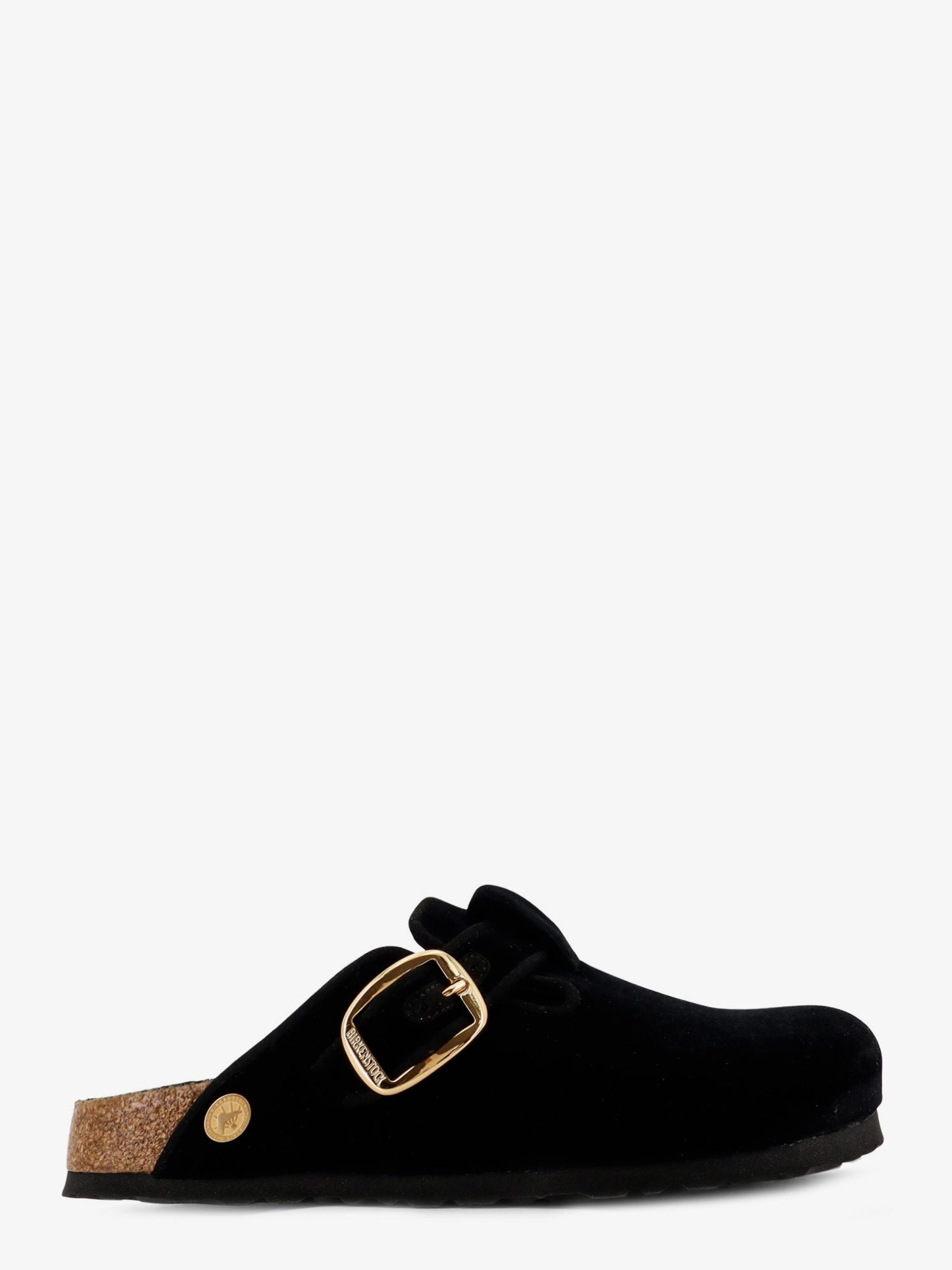 Boston Big Buckle Piping Rivet Logo mule