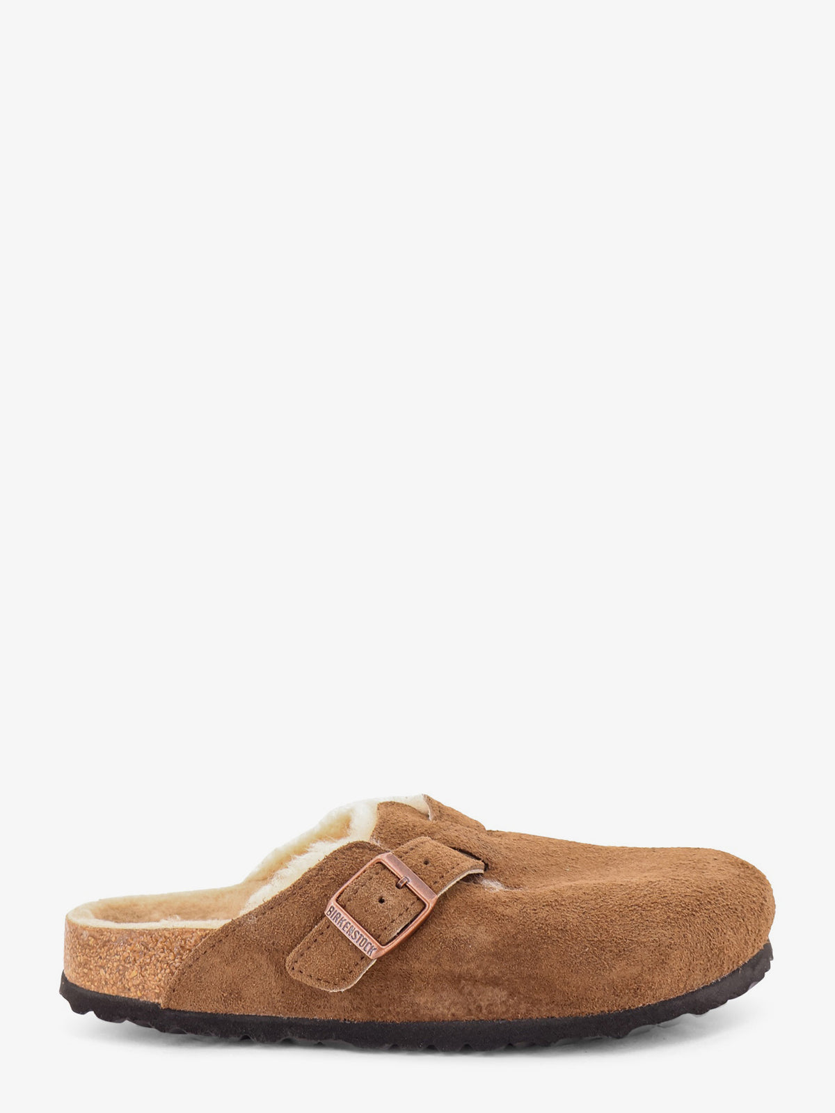 Boston VL/Shearling suede clog