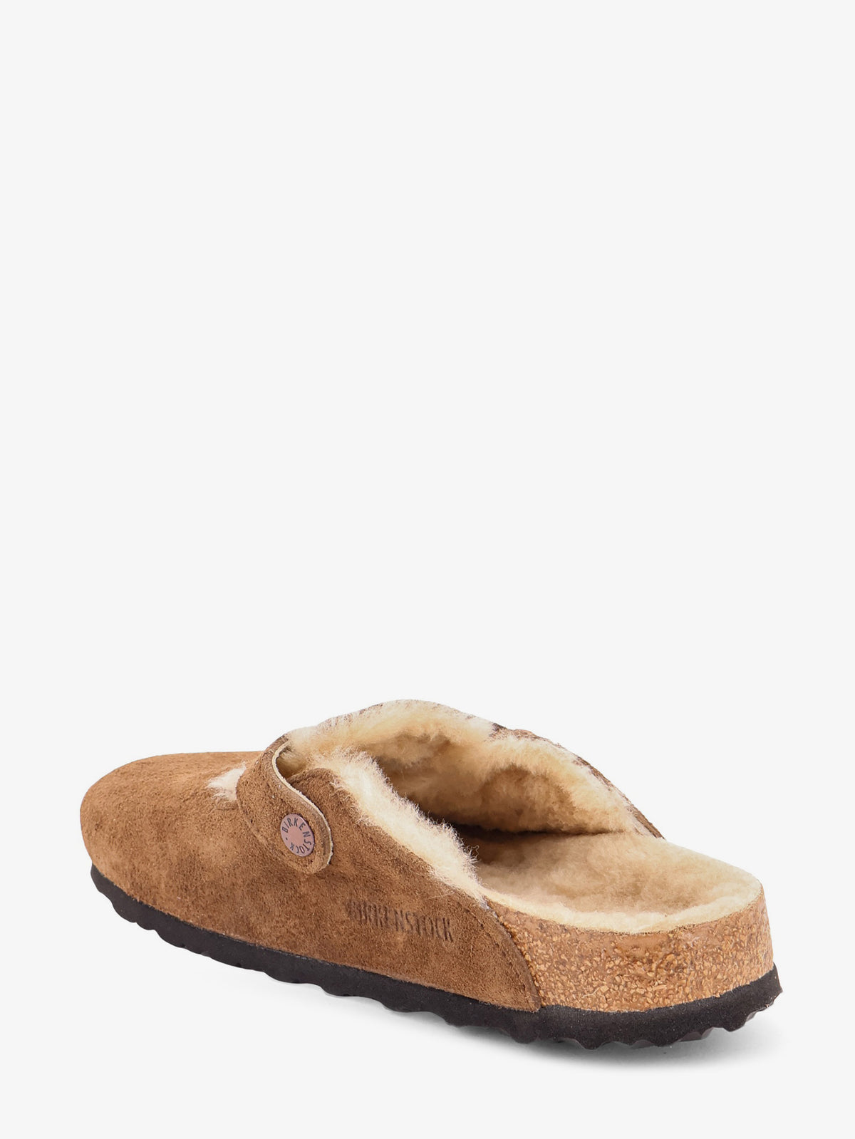 Boston VL/Shearling suede clog