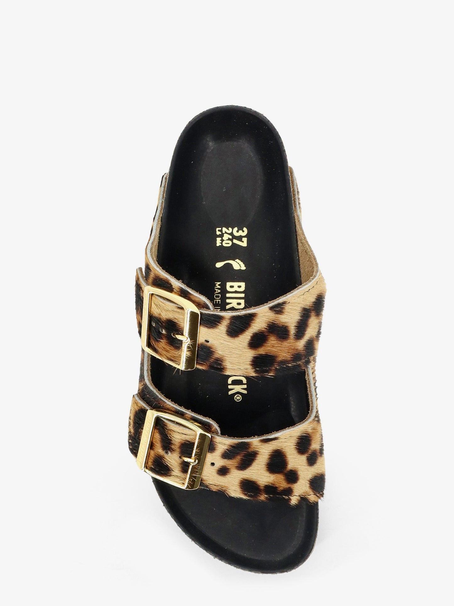 Arizona pony skin sandals with animal print