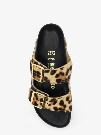 Arizona pony skin sandals with animal print thumbnail