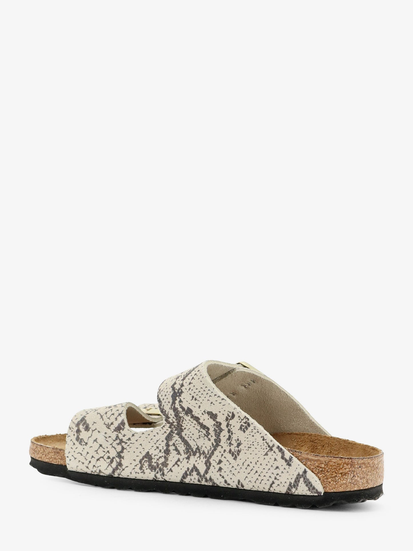 Arizona Snake Oyster Sandals in Python Print Leather
