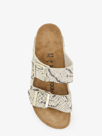 Arizona Snake Oyster Sandals in Python Print Leather thumbnail