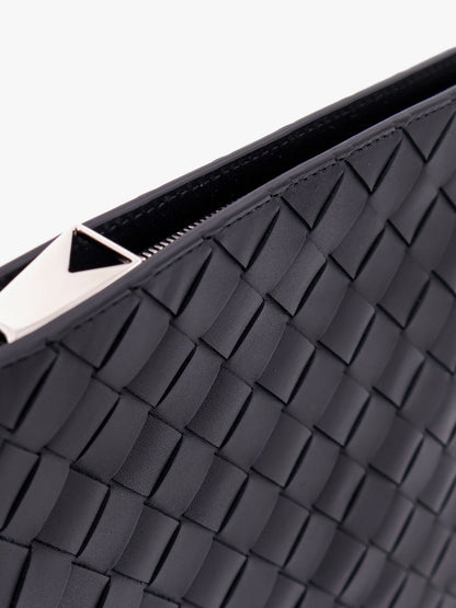 Woven leather pochette thumbnail