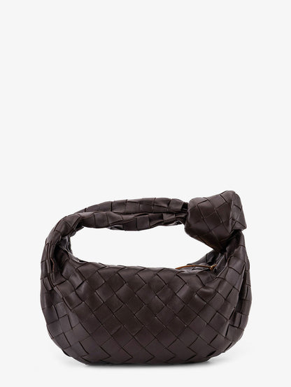 Mini Jodie leather handbag with Intrecciato motif thumbnail