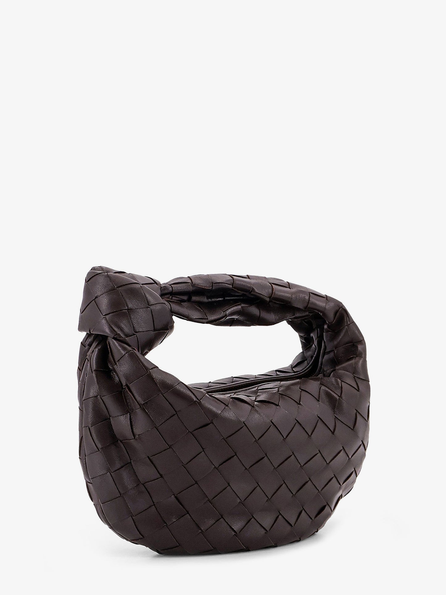 Mini Jodie leather handbag with Intrecciato motif