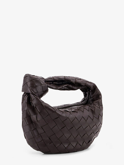 Mini Jodie leather handbag with Intrecciato motif thumbnail