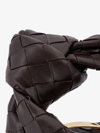 Mini Jodie leather handbag with Intrecciato motif thumbnail