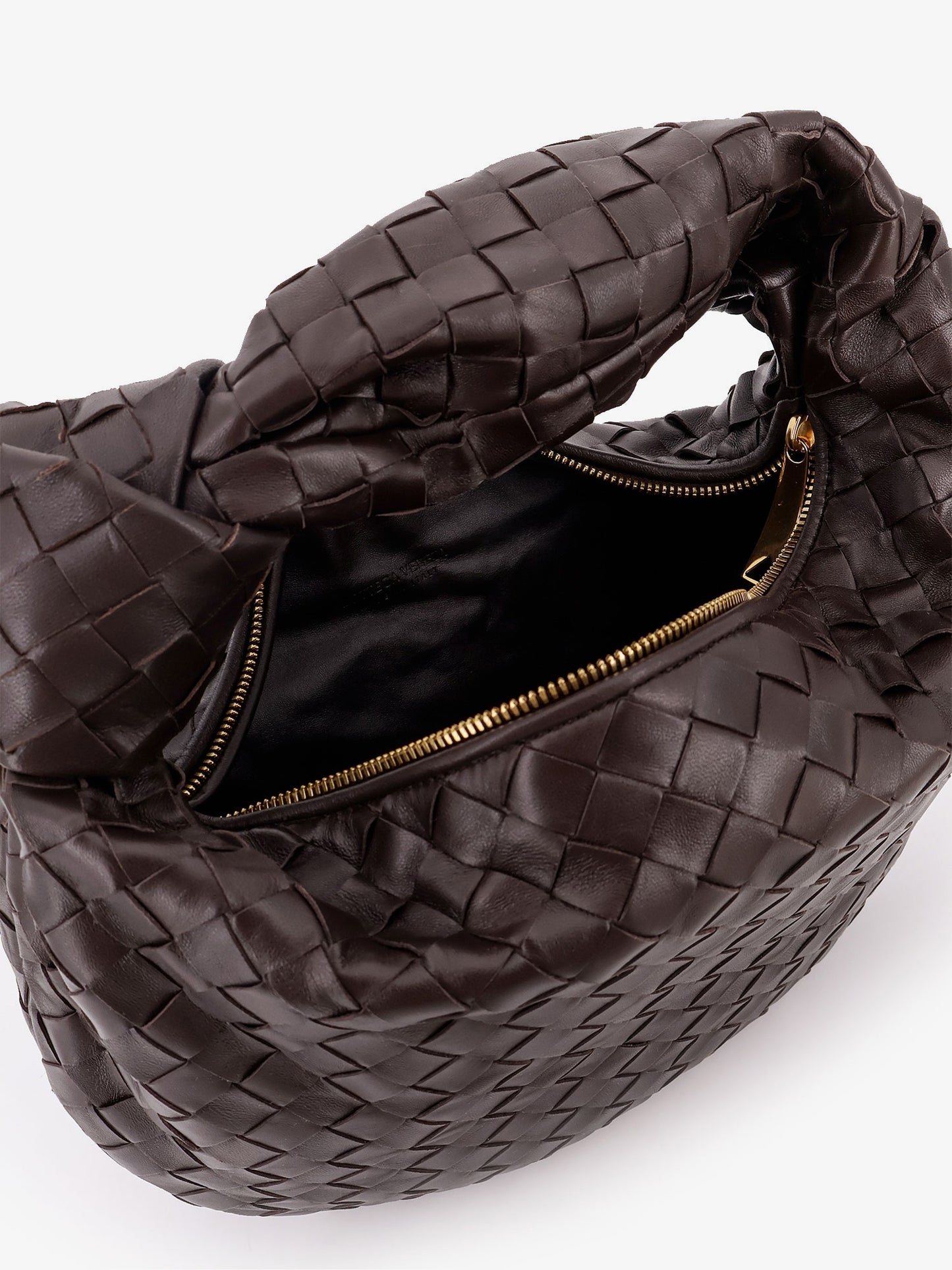 Jodie Small leather handbag with Intrecciato motif