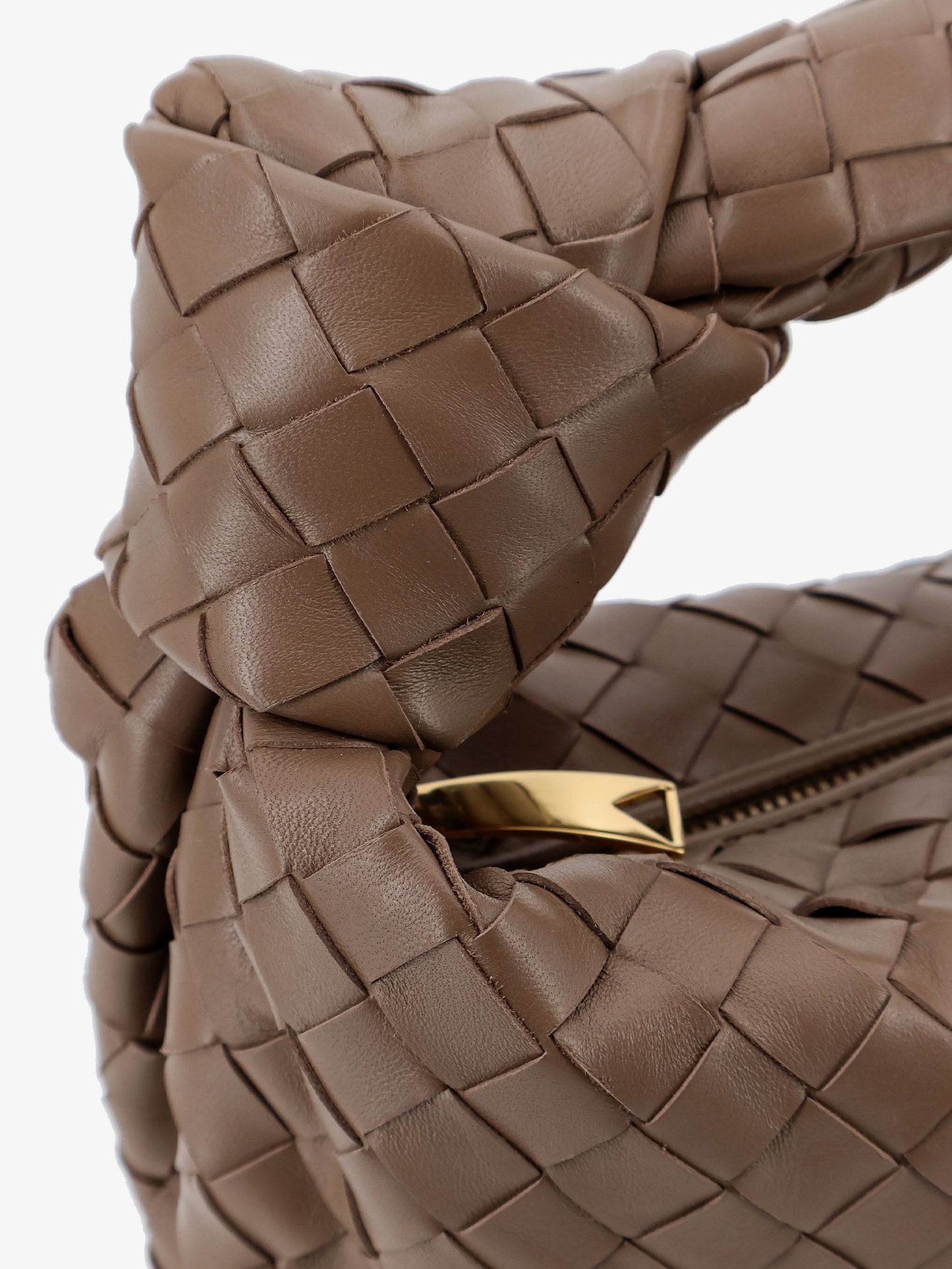 Jodie Small leather handbag with Intrecciato motif